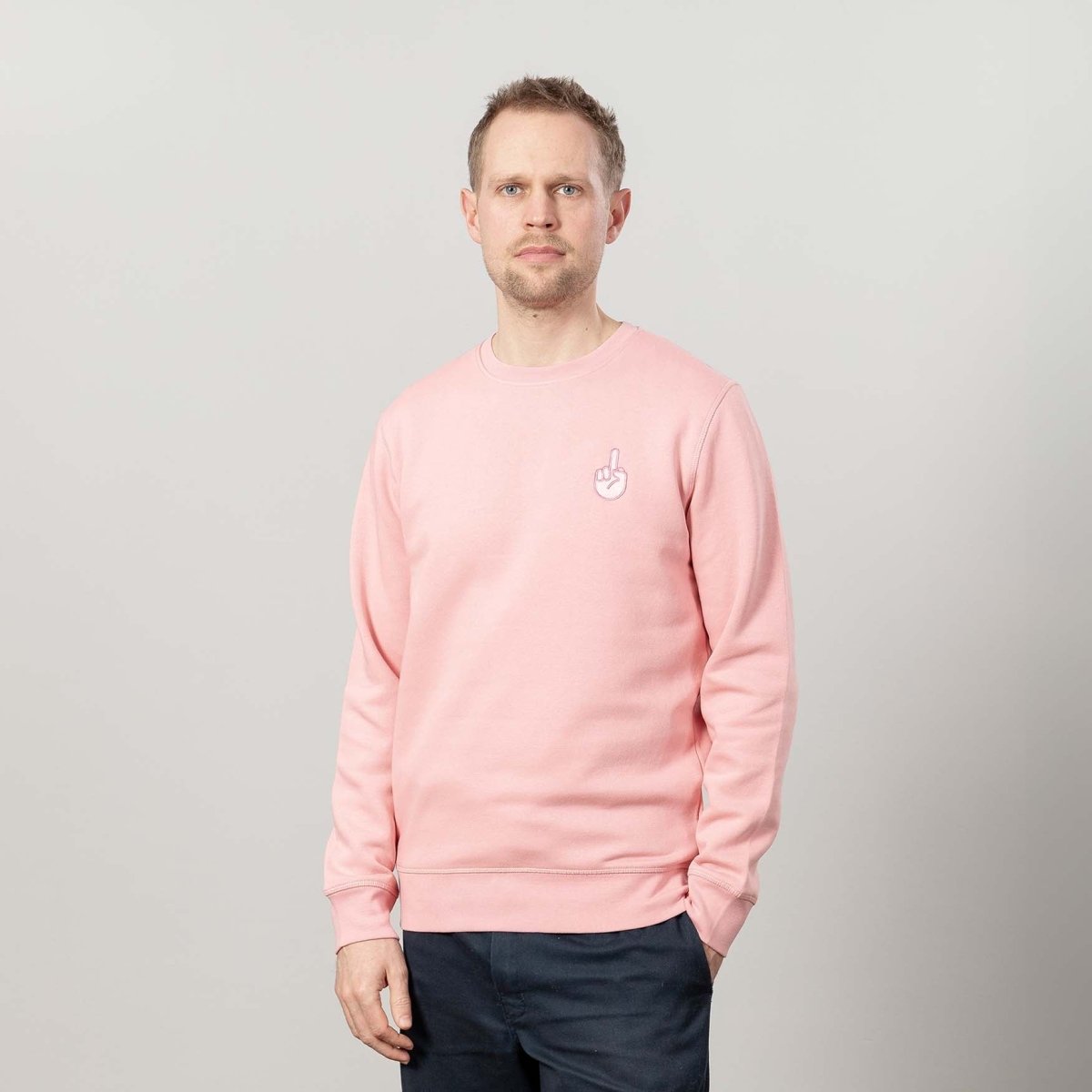 F*CK YOU – Sweatshirt pink - fyngers