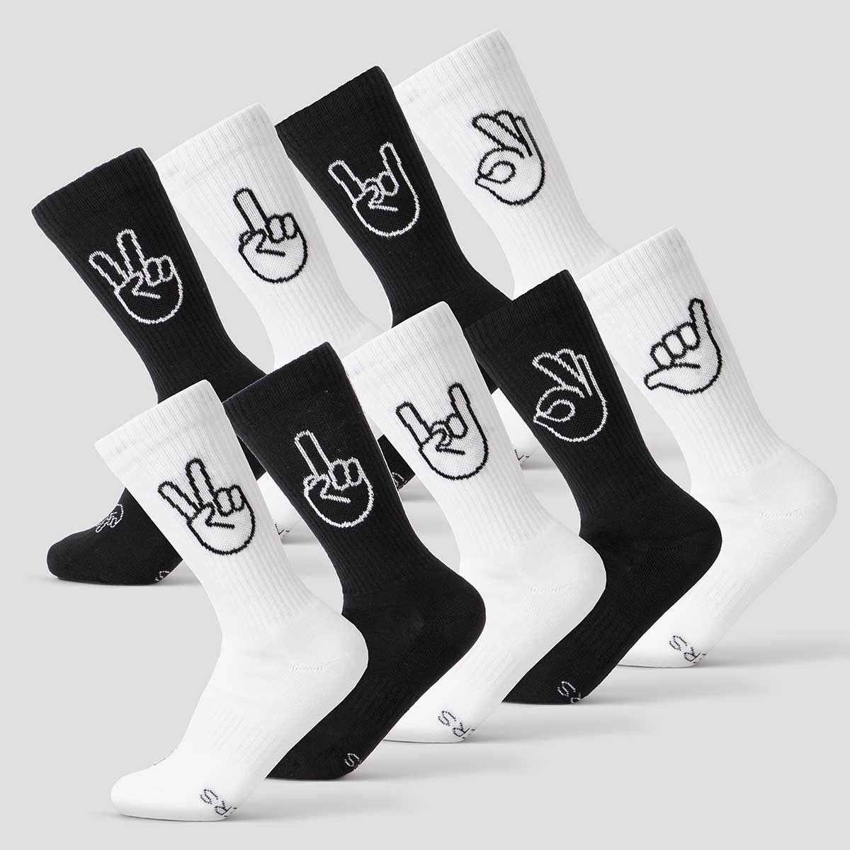 9 Paar Sportsocken – Mix and Match - fyngers