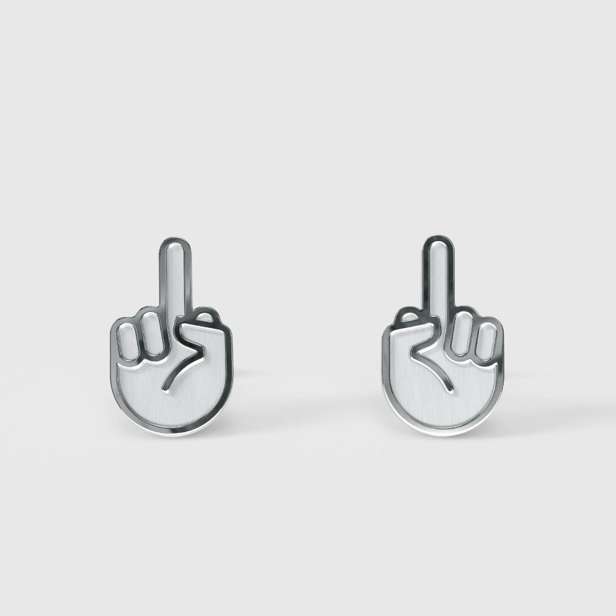 F*ck You – Ohrstecker – silber - fyngers