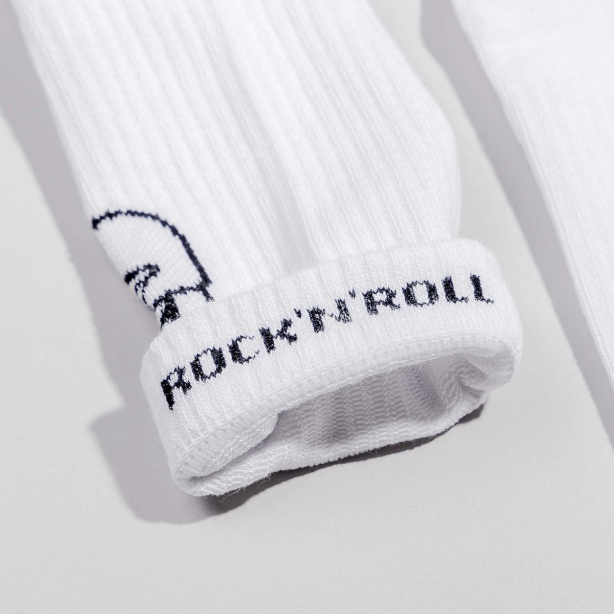 Rock ’n’ Roll - Sportsocken weiß - fyngers