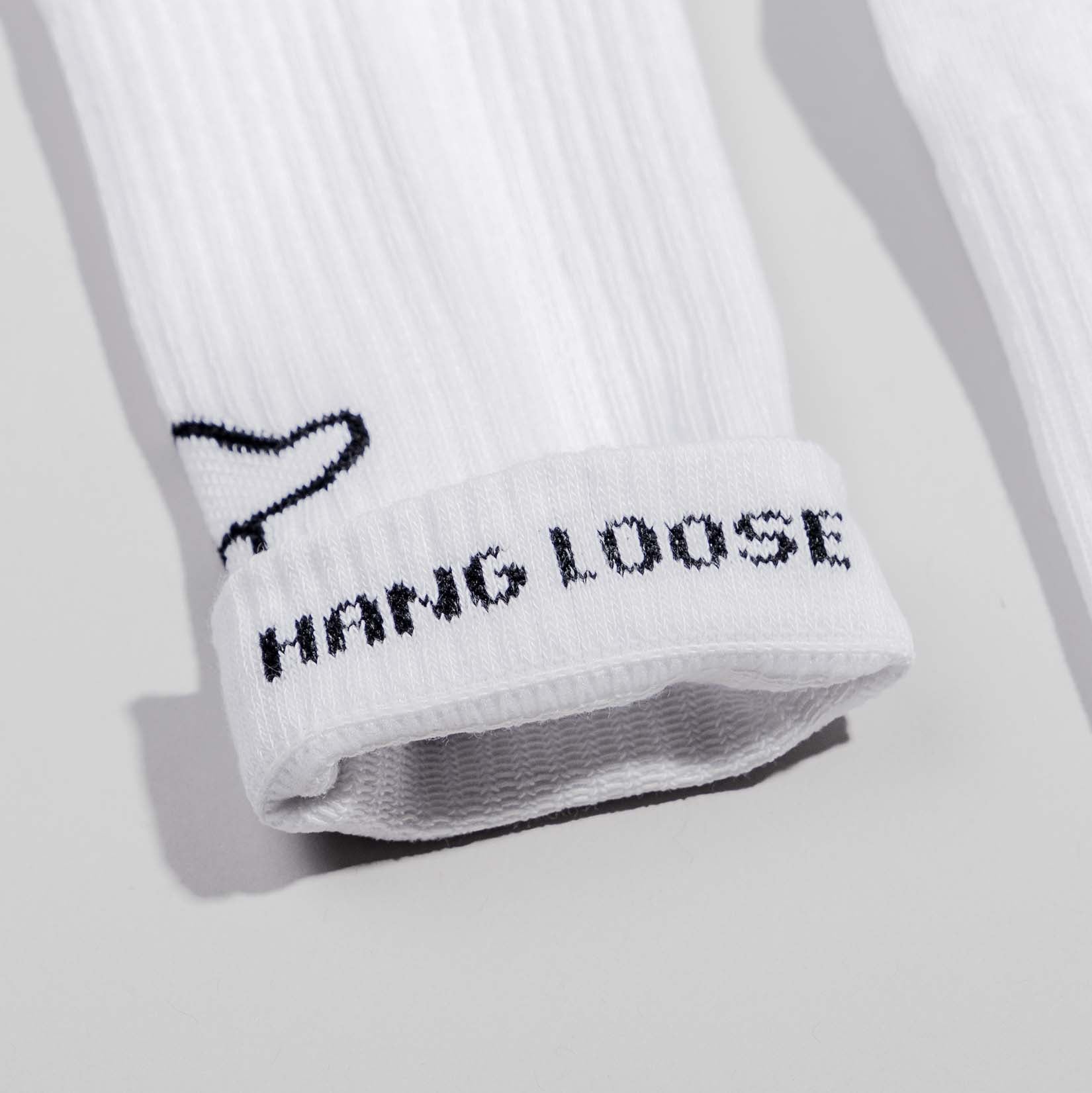 Hang Loose - Sportsocken weiß