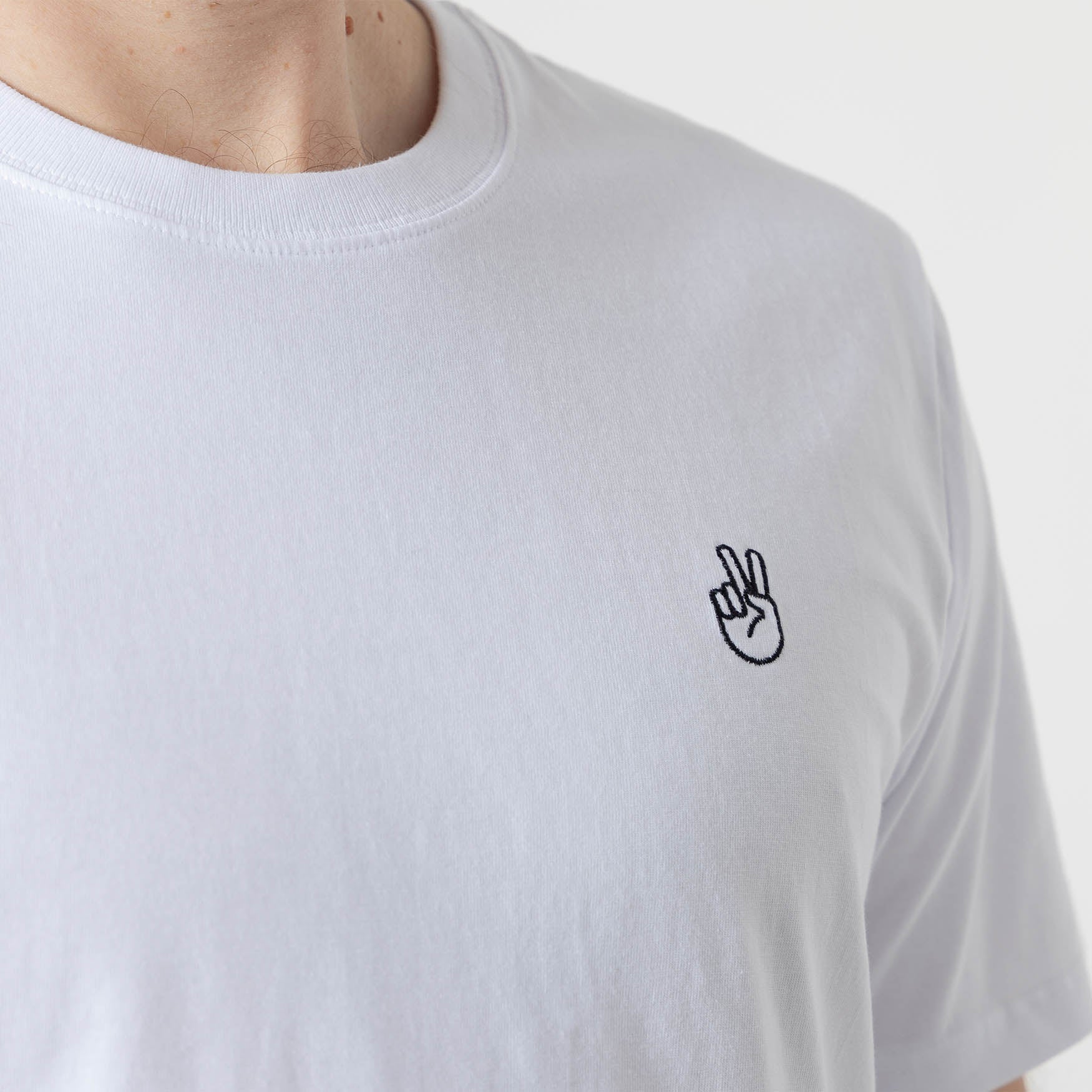 Peace – T-Shirt weiß